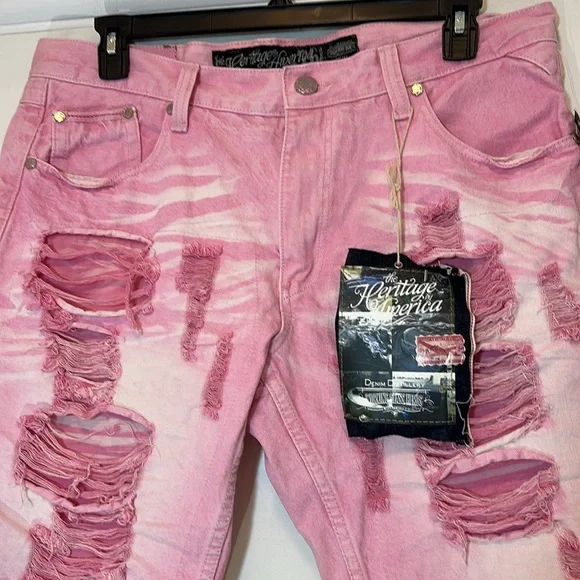 NWT Denim Distillery Heritage American Shorts 38 - Picture 2 of 11